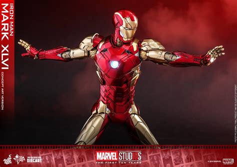 Marvel Studios The First 10 Years Concept Art Iron Man Figure By Hot Toys The Toyark News