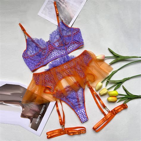 Billionm Female Lingerie Ruffled Transparent Bra Sexy Couple Underwear Fancy Lace Intimate