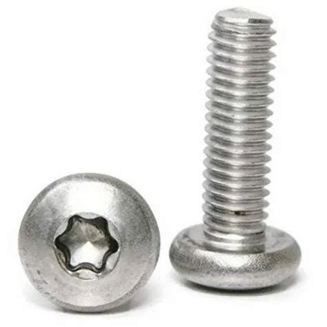 Stainless Steel Torx Pan Head Machine Screw, For Industrial, Size ...