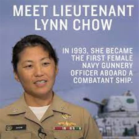 Commander Lynn Chow United States Navy Display Past Woman Bio