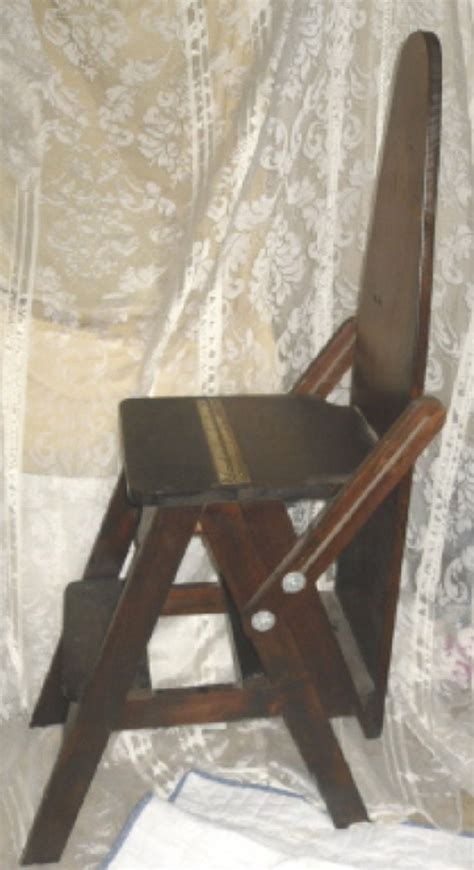 Vintage Wooden Ironing Board Step Stool By Lostcitypaintshop