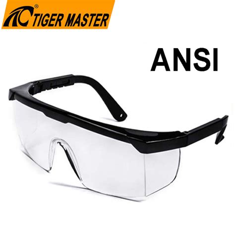 CE En 166f ANSI Z87 1 Standard Anti Scratch Safety Glasses PC Lens