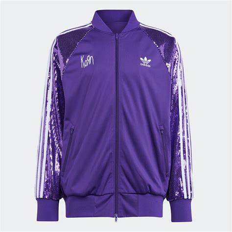 KoRn X Adidas Purple Sequin Jacket Korn Purple Sequin Jacket