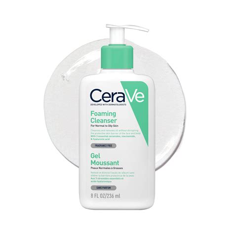 CeraVe Gel Moussant Nettoyant Peau Normale à Grasse 236ml 1 Moment