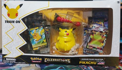 25th Anniversary Celebrations Pikachu Vmax Premium Figurine Collection