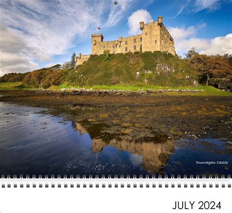 2024 Scotland Wall Calendar Etsy