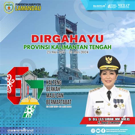 Dirgahayu Prov Kalteng Ke 57 Tahun 2024 Kabupaten Lamandau