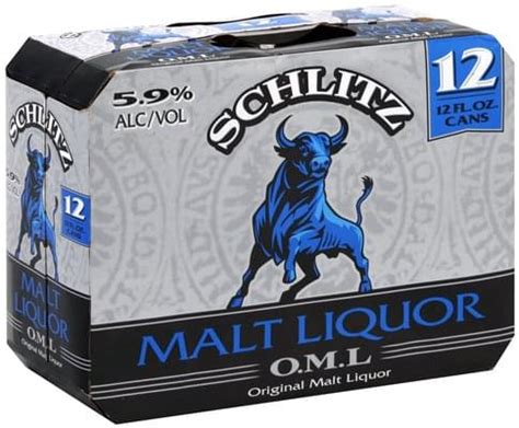 Schlitz Original Malt Liquor - 12 ea, Nutrition Information | Innit