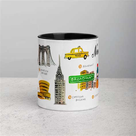 New York Coffee Mug Ny Mug New York City Coffee Cup Ny Etsy
