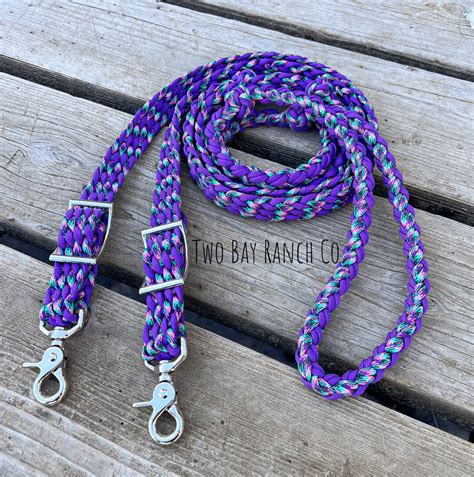 Barrel Racing Reins8ft Loop Reins Loop Reins Paracord Reins Horse