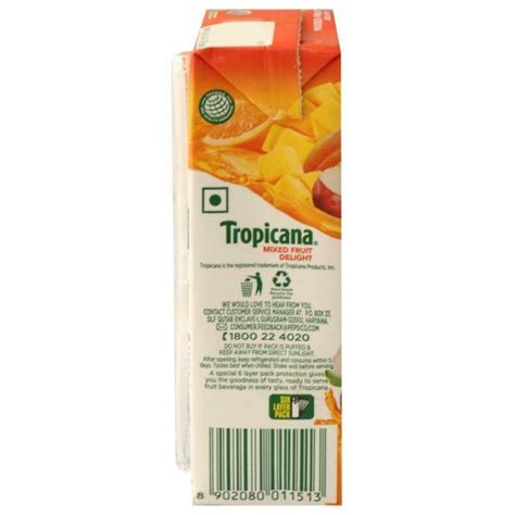 Tropicana Mixed Fruit Delight Fruit Juice 200 Ml JioMart