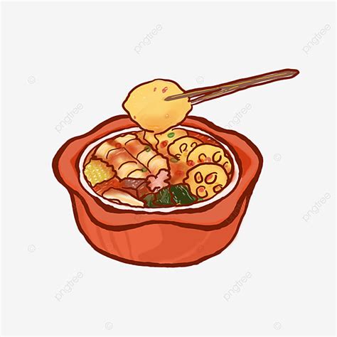 Hot Pot Png Transparent Self Heating Hot Pot Elements Hand Drawn Cartoon Hot Pot Self Heating