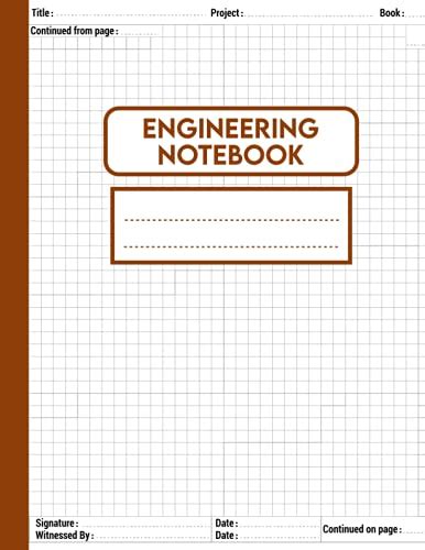 Engineering Notebook Engineering Notebook Graph Paper Grid Paper