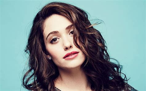 Aktris Emmy Rossum Aktris Mata Coklat Brunette Wajah Wallpaper HD Wallpaperbetter