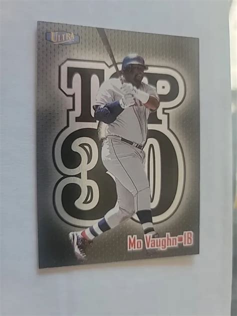 Fleer Ultra Baseball Top Insert Mo Vaughn Boston Red Sox Eur