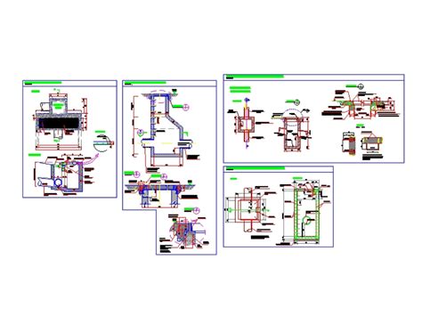 Câmaras e reservatórios em AutoCAD Baixar CAD Grátis 210 57 KB