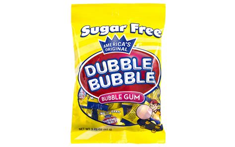 Dubble Bubble Sugar-Free Bubble Gum, 3.25 oz, 12 Count | bestcandyshop
