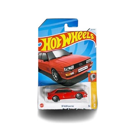 Hot Wheels 87 Audi Quattro Red Nastars