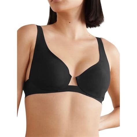 SKIMS Intimates Sleepwear Skims Naked Underwire Plunge Bra New Onyx 36b Poshmark