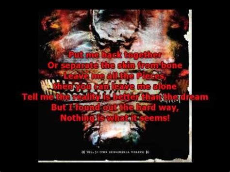 53 best images about Slipknot Lyrics on Pinterest | Judge me, Memories and Beautiful lyrics