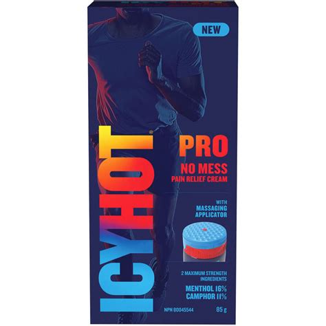 Icy Hot Pro No Mess Pain Relief Cream G Tube Ctc Health