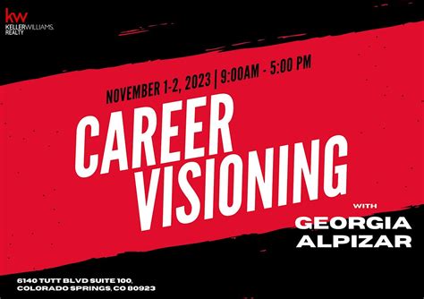 Career Visioning With Georgia Alpizar 6140 Tutt Blvd Suite 100