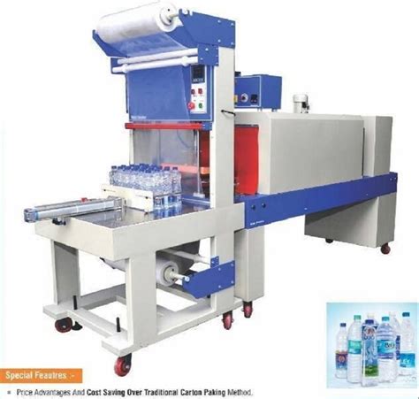 Mild Steel Plastic Semi Automatic Web Sealer With Shrink Tunnel Ldpe