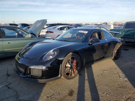 2016 Porsche 911 Gt3 Photos Ca Martinez Repairable Salvage Car