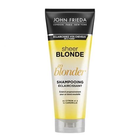 John Frieda Sheer Blonde Go Blonder Shampooing Éclaircissant au Citron