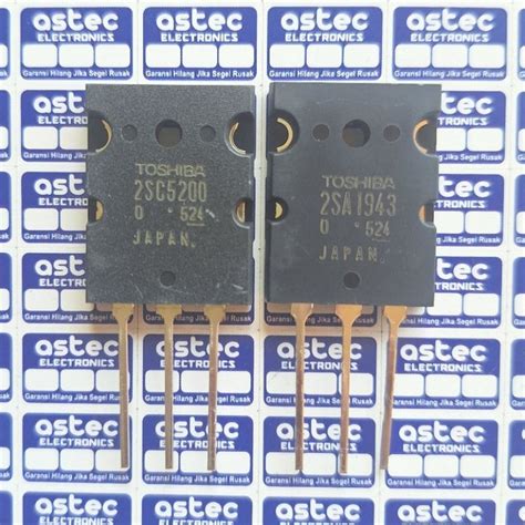 Jual Transistor Toshiba 2SC5200 2SA1943 LOT 524 Shopee Indonesia