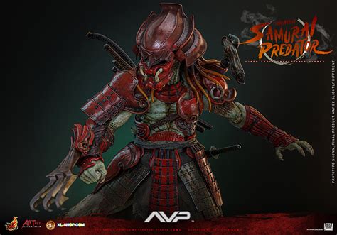 Hot Toys AC06 Alien Vs Predator 1 6th Scale Akaoni Samurai Predator Collectible Figure