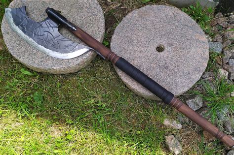 Bardiche Barbarian Axe Viking Axe Medieval Axe Lochaber - Etsy