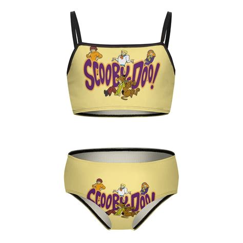 Scooby Doo Girls Bikini Swimsuits Two Piece Beach Bathing Suit Swimwear 9 11Y 140cm Walmart