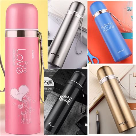 Ml Ml Cup Hot Water Flask Thermal Bottle Thermal Flask Thermoflask With Straw