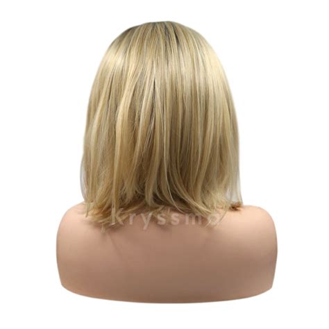 OMBRE BLONDE BOB SYNTHETIC LACE FRONT WIGS TINA Kryssma Official Site