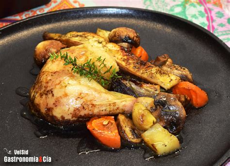 Receta De Pollo Al Horno Con Verduras