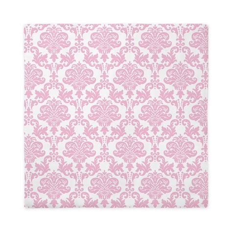 Pink Damask Queen Duvet By Skinnytwinkie Cafepress