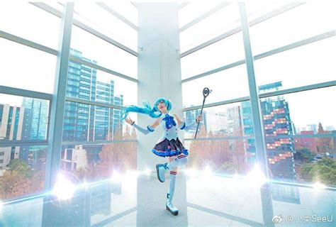 Hatsune Miku 🎶magical Mirai 2017🎶 🎙vocaloid🎙 Cosplay By 小柔seeu 😍👌