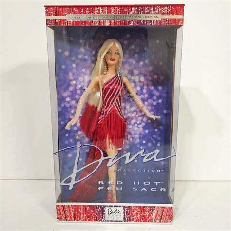 Barbie Doll Diva Collection Red Hot Collector Edition Nib Etsy