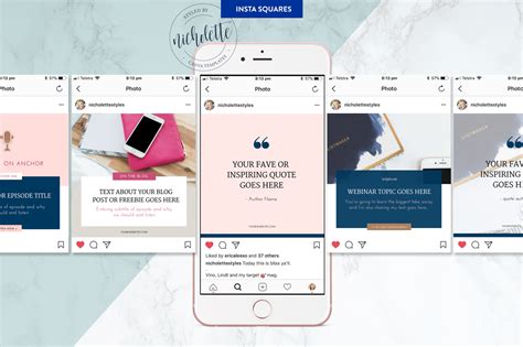 Canva Instagram Grid Template Jbkda