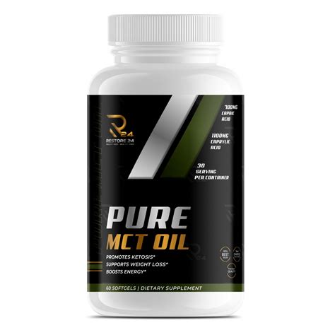 MCT Oil Supplement Fast Sustainable Ketosis Focus Energy