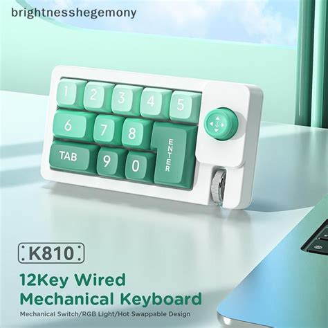 Bgth Key Custom Macro Programmable Hot Swappable Mechanical Switch Rgb Light Numpad Gaming