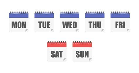 week calendar png vector psd  clipart  transparent background