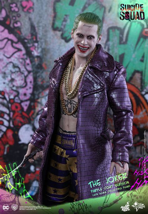 Hot Toys MMS 自殺突擊隊紫色大衣小丑The Joker Purple Coat Ver 比例人偶作品