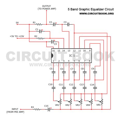 5 Band Graphic Equalizer Circuit Under Repository Circuits 35753