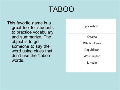 Taboo Words Game Telegraph