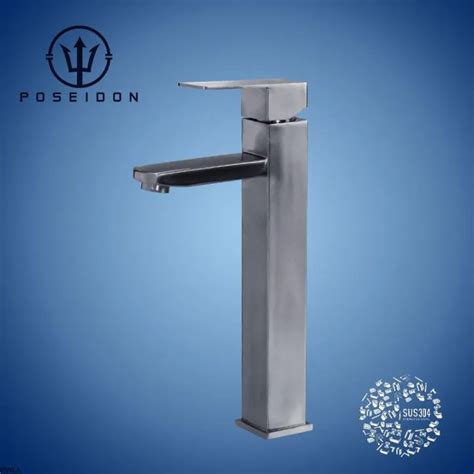 Poseidon SUS Stainless Hot Cold Lavatory Basin Faucet With Flexible Hose Lazada PH