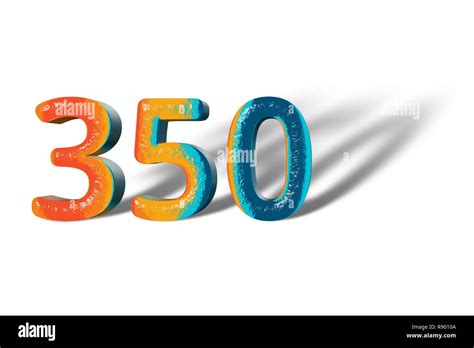 Number 350 Cut Out Stock Images & Pictures - Alamy