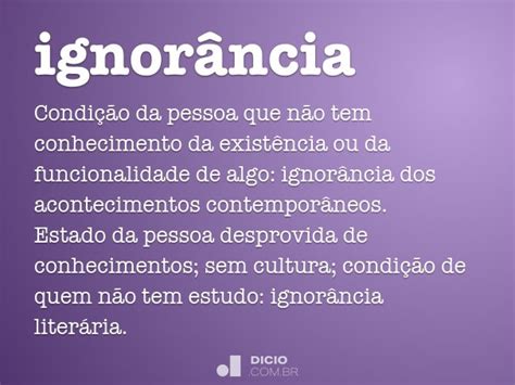 Como Se Escreve Ignorancia