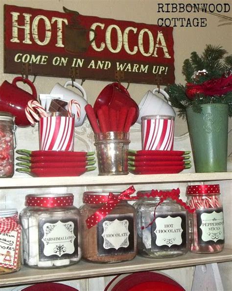Sunny Simple Life Hot Cocoa Station Ideas